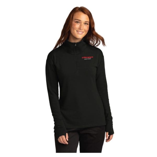 Sport-Wick Fleece 1/4-Zip Jacket - Black