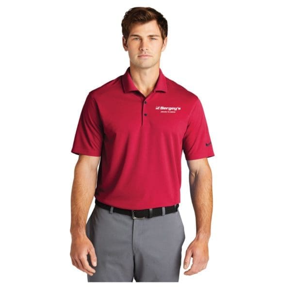 Nike Dri-FIT Micro Pique 2.0 Polo - Red, M