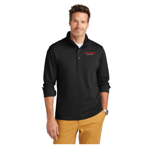 Brooks Brothers Mid-Layer Stretch 1/2-Button - Black, XL