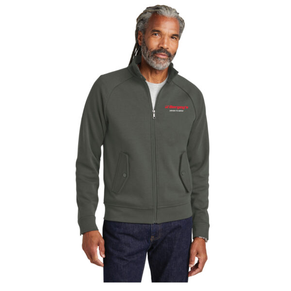 Brooks Brothers Double-Knit Full-Zip - Dark Grey, L