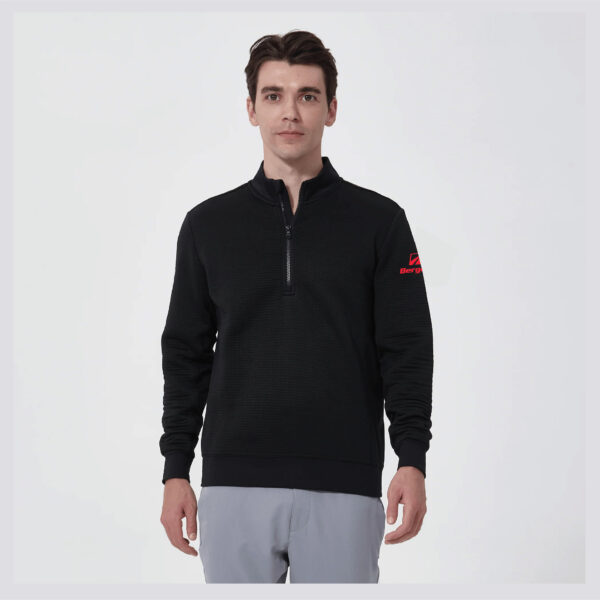 Levelware Men's Cushion 1/4 Zip - Black, L